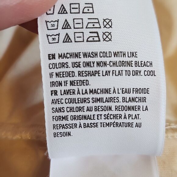 American Eagle Outfitters Palest Peach Eyelet Shorts Romper, M - Picture 7 of 10